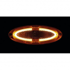 Led-valo, oranssi, 12-24V, 124*45mm