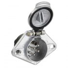 Socket metal, female, 24N, ISO 3731