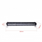 LED kaugtuli 200W ,20 ledi, 580*63*85mm