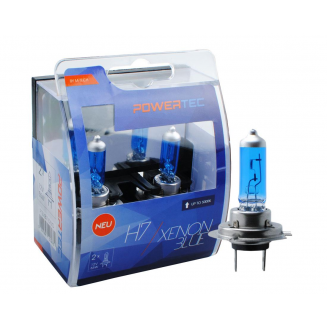 H7, Xenon sininen, 55W, 2kpl, Px26d, E4, S103-PTZXB7