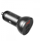 Baseus USB-laddare med 2 platser 12/24V
