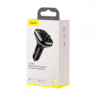 Baseus FM-lähetin 2xUSB+USB-C 12/24V