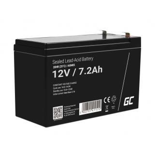 Green Cell 12V 7,2Ah AGM 151x65x98mm, S104-AGM05