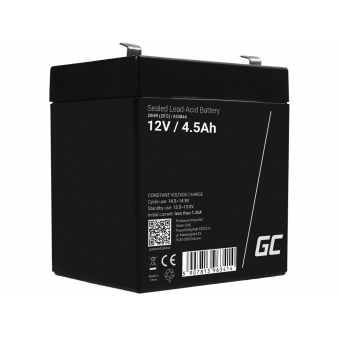 Зеленая ячейка 12 В 4,5 Ач AGM 90x70x101 мм, S104-AGM44