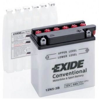 12V 5Ah 12N5-3B 120x60x130-+ Exide, S106-4517
