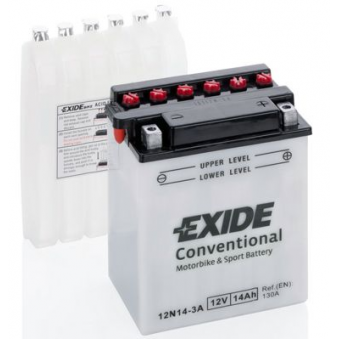 12V 14Ah 12N14-3A 134x89x166-+ Exide, S106-4521