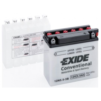 12V 5,5Ah 12N5.5-3B 135x60x130-+ Exide, S106-4559