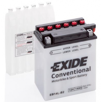 12V 14Ah YB14L-B2 134x89x166-+ Exide, S106-4567