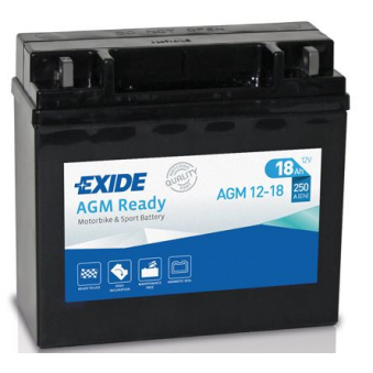 12V 18Ah AGM12-18 181x77x167-+ Exido, S106-4584