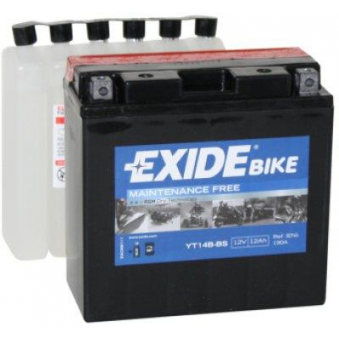 12V 12Ah YT14B-BS AGM 150x70x145+- Exide, S106-4907