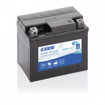12V 4Ah AGM12-5 113x70x105-+ Exide, S106-4910