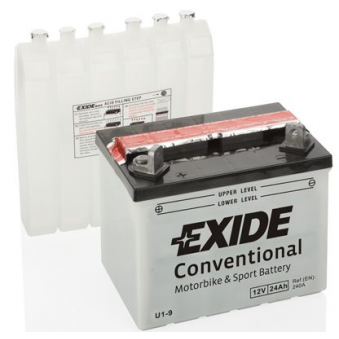 12V 24Ah U1-9 196x130x180+- Exide, S106-4934
