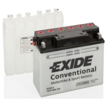 12V 19Ah 12Y16A-3A 185x81x170-+ Exide, S106-4997