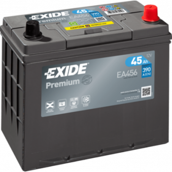 Exide Premium 45Ah390A 237x127x227-+, S106-EA456
