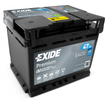 Exide Premium 47Ач450А 207x175x175-+, S106-EA472