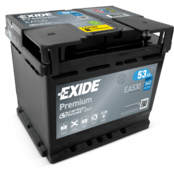 Exide Premium 53Ah540A 207x175x190-+, S106-EA530