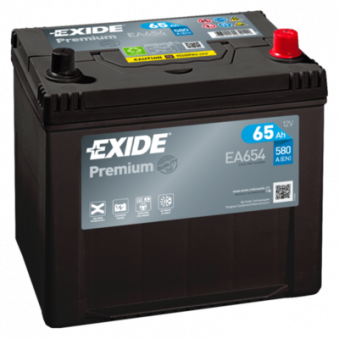 Exide Premium 65Ah580A 230x173x222-+, S106-EA654