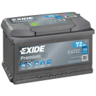 Exide Premium 72Ah720A 278x175x175-+