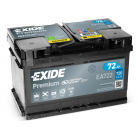 Exide Premium 72Ah720A 278x175x175-+