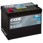 Exide Premium 75Ач630А 260х170х222+-