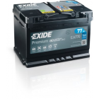 Exide Premium 77Ah760A 278x175x190-+