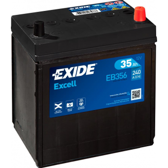 Exide Excell 35Ач 240А 187x127x220-+, S106-EB356