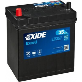 Exide Excell 35Ач 240А 187x127x220+-, S106-EB357