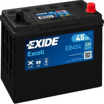 Exide Excell 45Ач 330А 237x127x227-+, S106-EB454