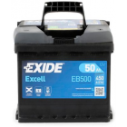 Exide Excell 50Ah 450A 207x175x190-+