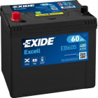 Exide Excell 60Ah 390A 230x172x220+-