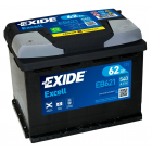 Exide Excell 62Ah 540A 242x175x190+-