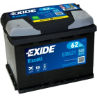 Exide Excell 62Ah 540A 242x175x190+-