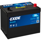 Exide Excell 70Ач 540А 266x172x223-+