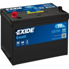 Exide Excell 70Ач 540А 266x172x223+-