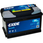Exide Excell 71Ач 670А 278x175x175-+