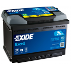 Exide Excell 74Ач 680А 278x175x190-+