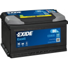 Exide Excell 80Ач 640А 315x175x190-+