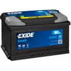 Exide Excell 80Ач 640А 315x175x190-+