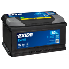 Exide Excel 80Ah 700A 315x175x175-+