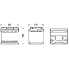 Exide Classic 44Ah360A 207x175x190-+