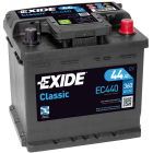 Exide Classic 44Ah360A 207x175x190-+