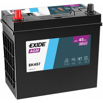 Exide AGM 45Ah 380A 237x127x227+- JAP, S106-EK457