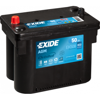 Exide AGM 50Ah 800A 260x173x206-+, S106-EK508