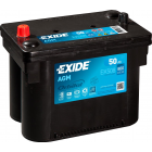 Exide AGM 50Ah 800A 260x173x206mm -+