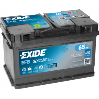 Exide EFB 65Ач 650А 278x175x175-+, S106-EL652
