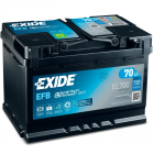 Exide EFB 70Ач 760А 278x175x190-+