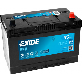 Exide EFB 95Ah 800A 306x173x222-+, S106-EL954