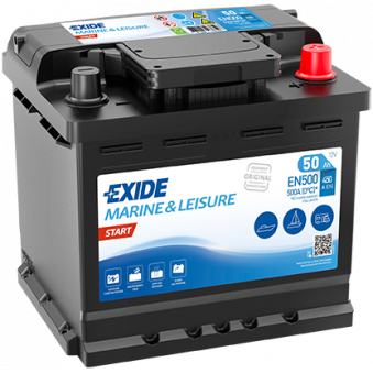Exide Start 50Ah 450A 210x175x190-+, S106-EN500