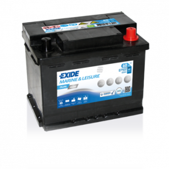 Exide DualAGM 60Ah 680CCA 242x175x190-+, S106-EP500