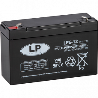 LP aku 6V 12Ah AGM 151x50x94mm, S106-LP612T1